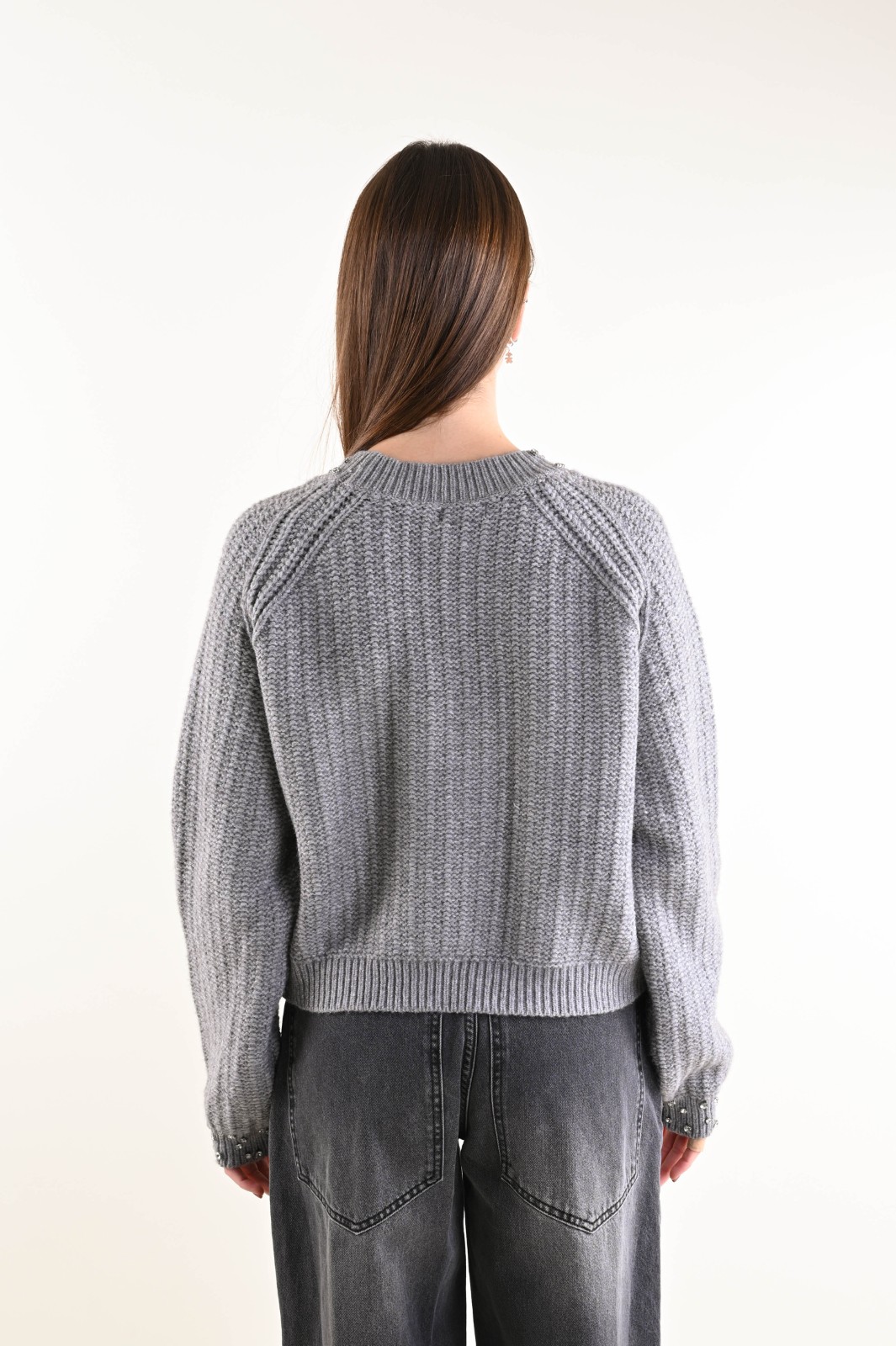 MAGLIA CON APPLICAZIONI DI STRASS - Imagen 4