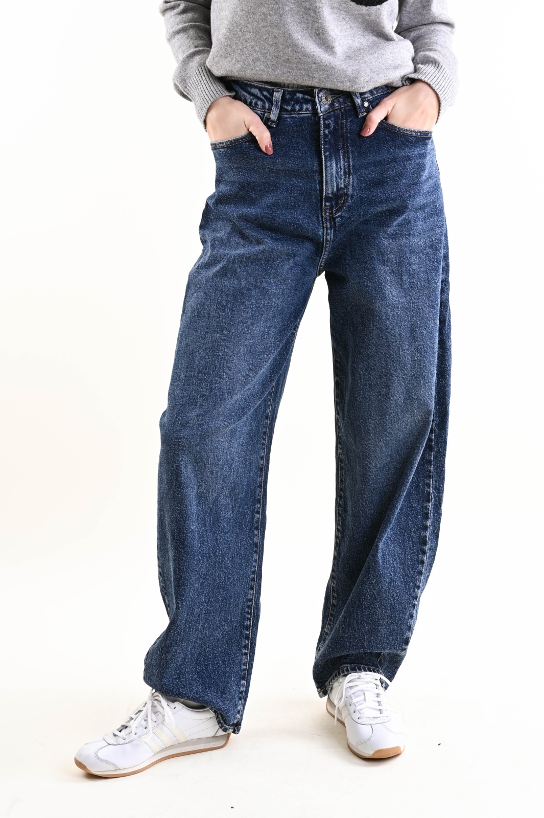 O172396-90_BLU-JEANS JEANS BALLOON - Blue jeans, L