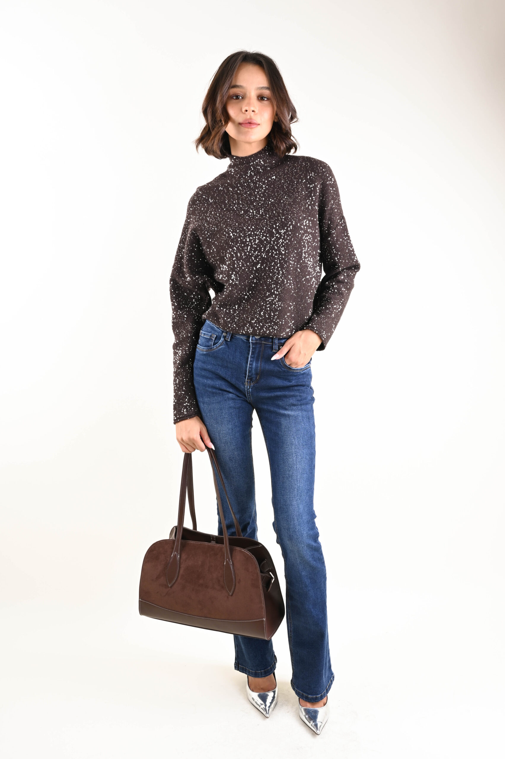 DOLCEVITA IN MAGLIA CON PAILLETTES - Imagen 4
