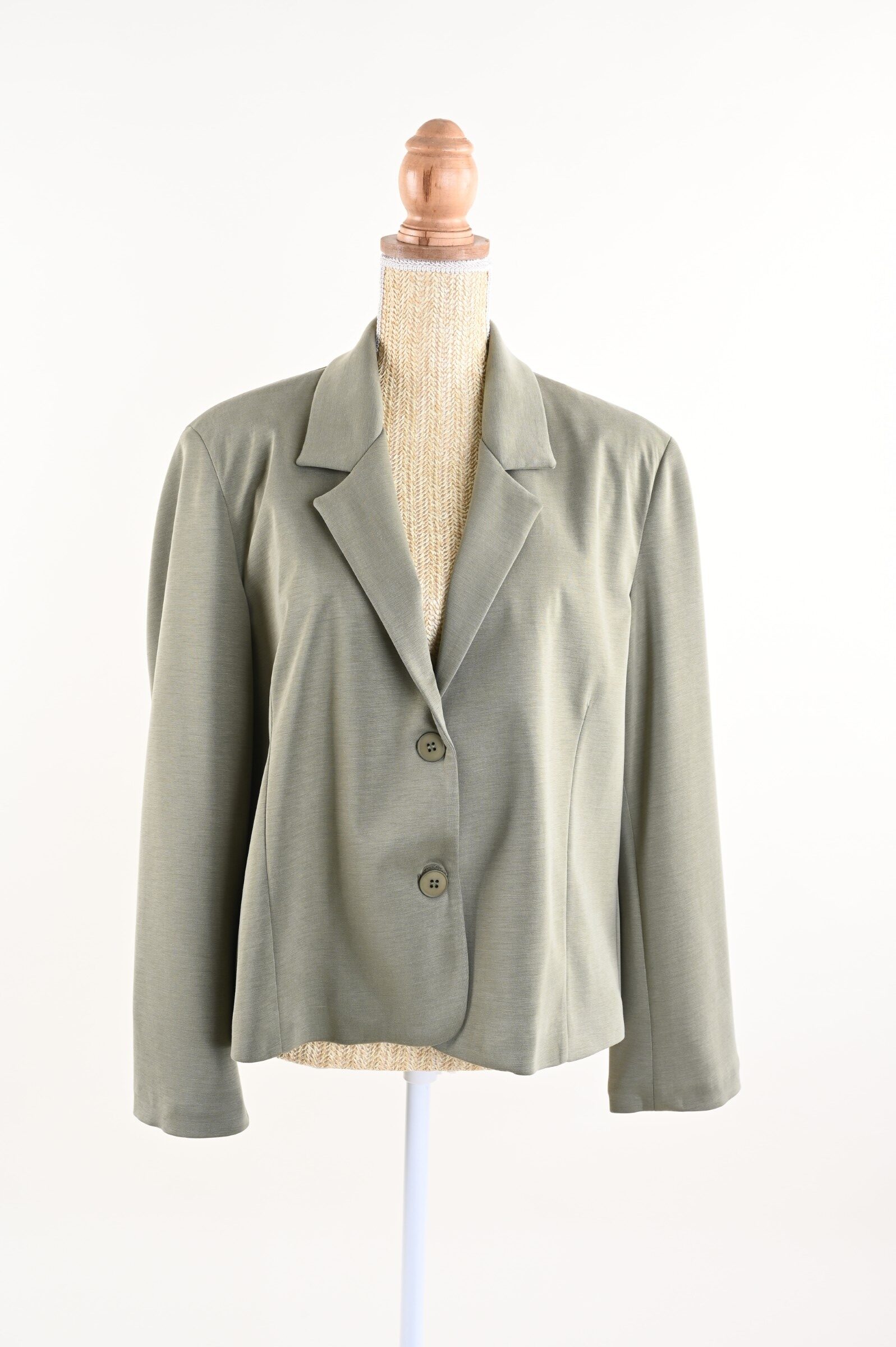 DSC_0114 BLAZER CORTO DAL TAGLIO ESSENZIALE - Militare, TU