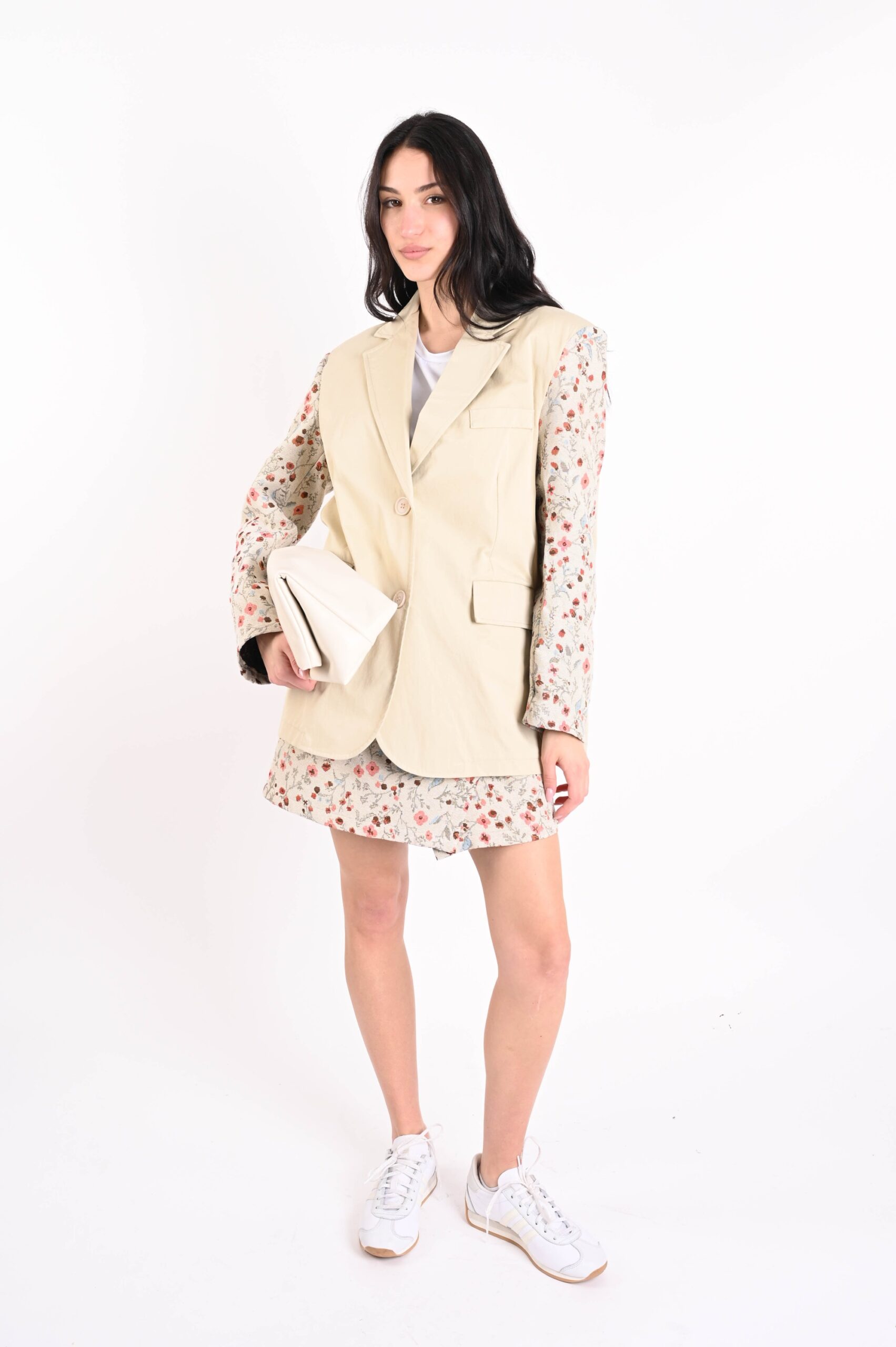 MINI GONNA A PORTAFOGLIO FANTASIA FLOREALE - Image 4