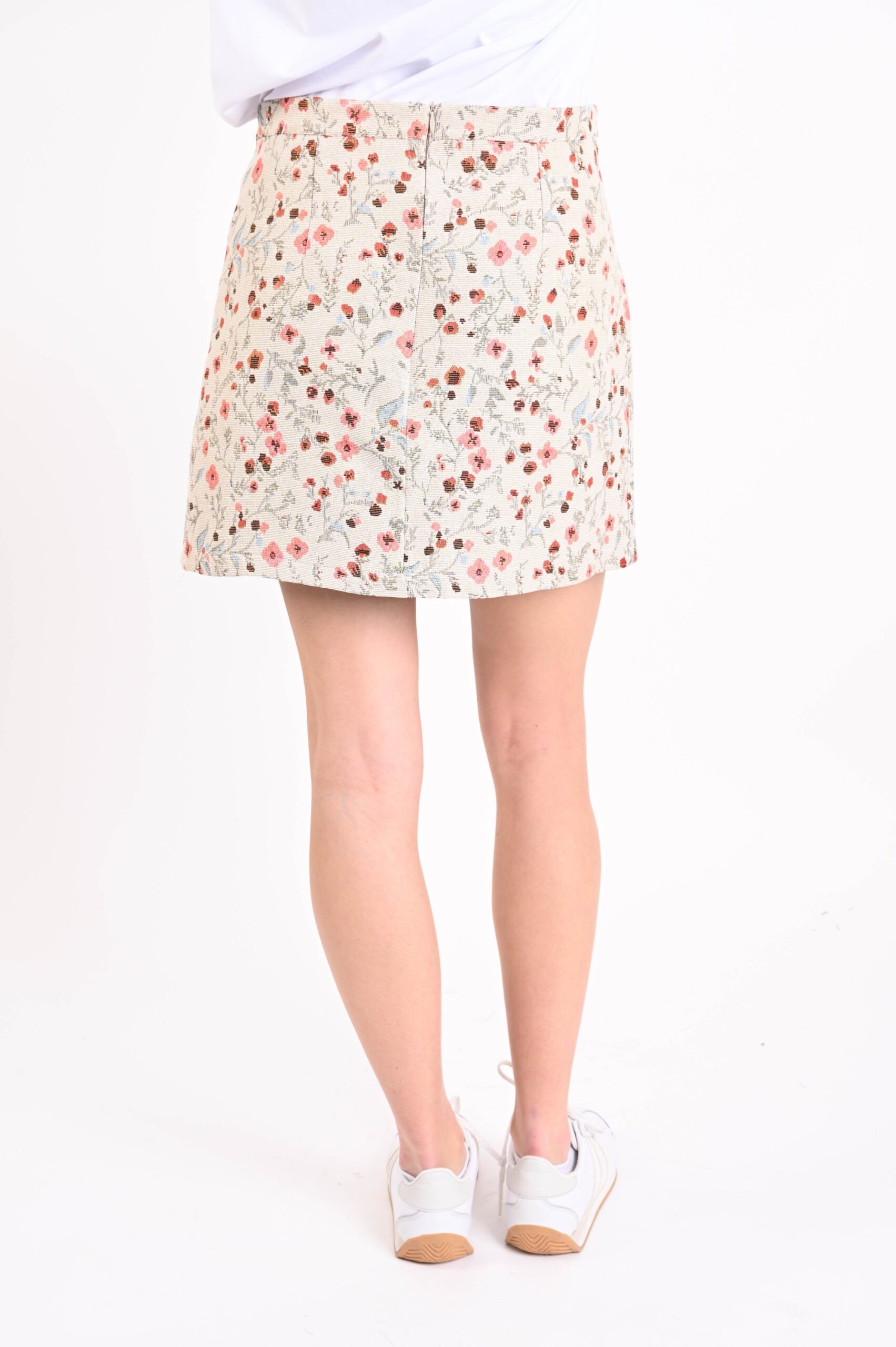 MINI GONNA A PORTAFOGLIO FANTASIA FLOREALE - Image 3