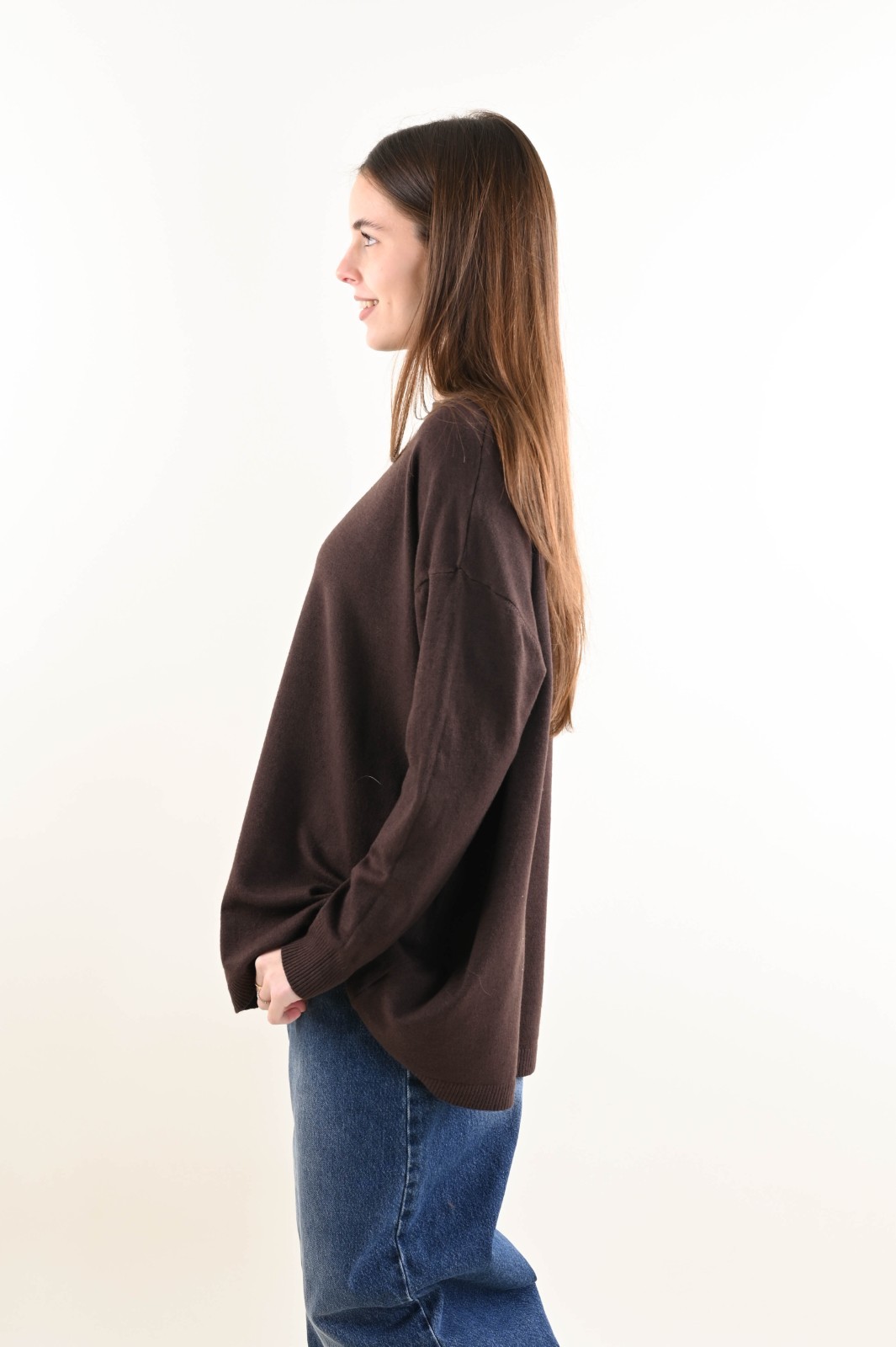 MAGLIA OVER CON CUCITURA CENTRALE - immagine 3