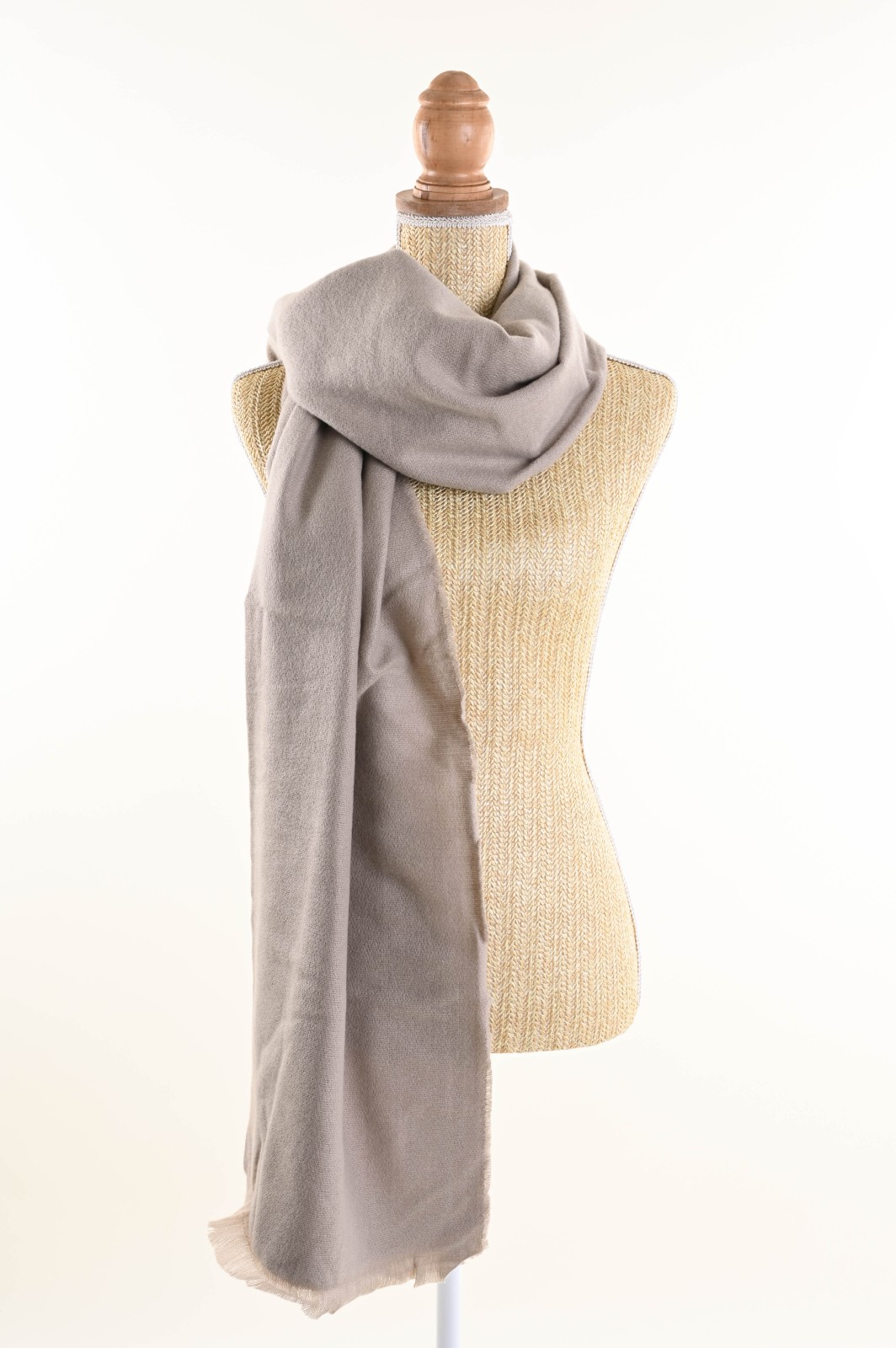 DSC_6236 SCIARPA A TINTA UNITA - Grau, TU