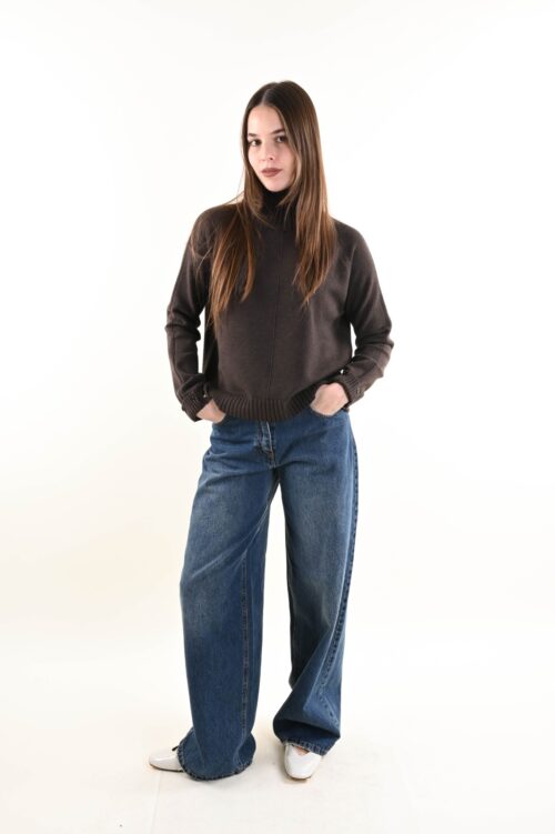 Alternative view of MAGLIA COLLO ALTO A COSTINE