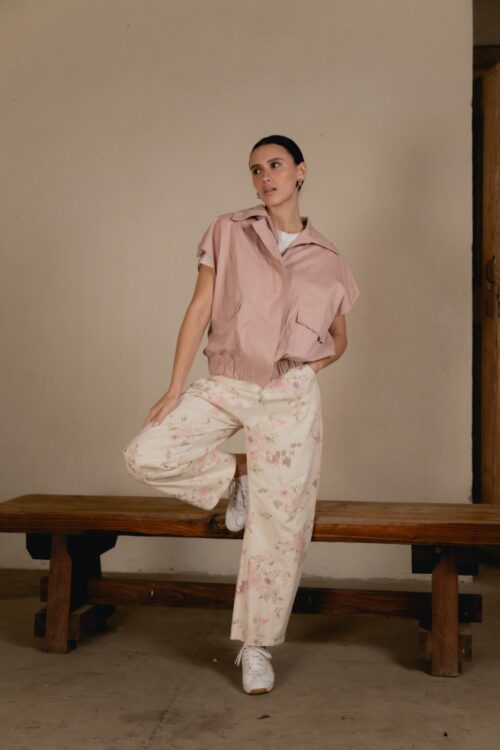 Alternative view of GIACCA GILET CON VITA ELASTICIZZATA