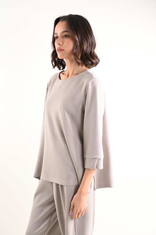 Alternative view of FELPA CON SPACCHETTI LATERALI SPORT