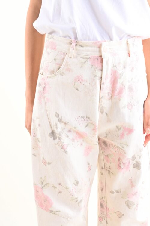 Alternative view of PANTALONI CON STAMPA FLOREALE