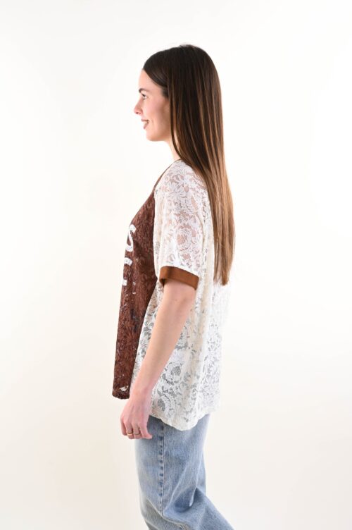 Alternative view of T-SHIRT IN PIZZO "THAT'S ICONIC"