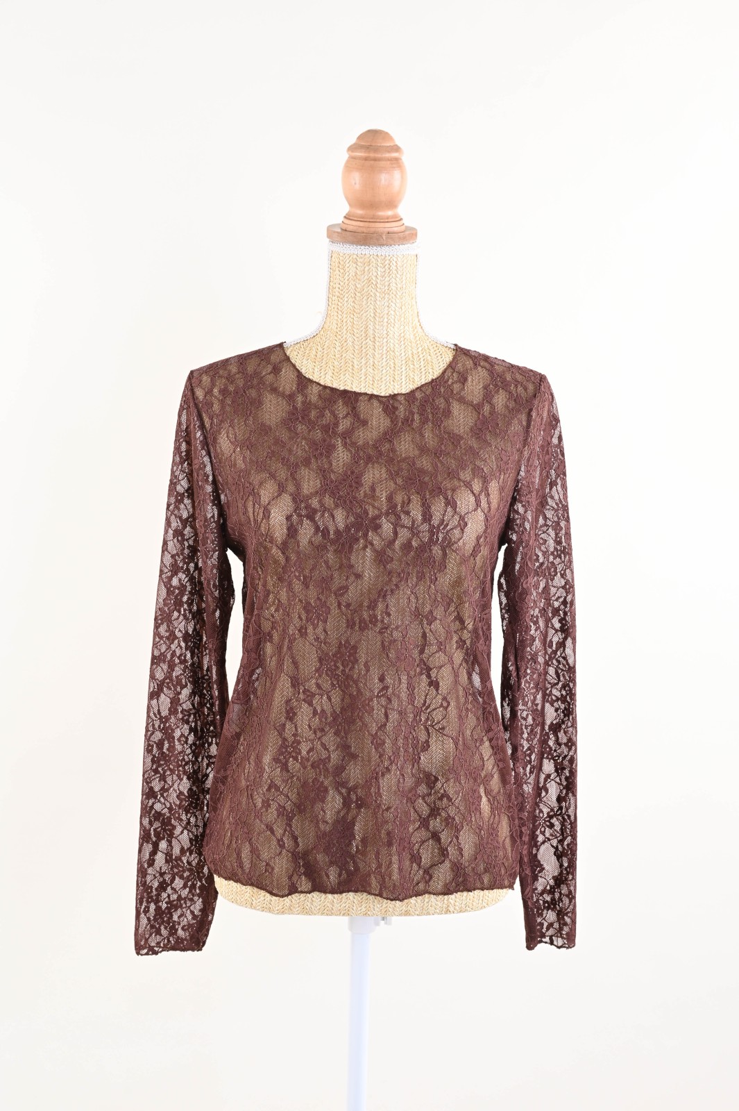 DSC_0050 MAGLIA IN PIZZO LEGGERO - Choco, TU