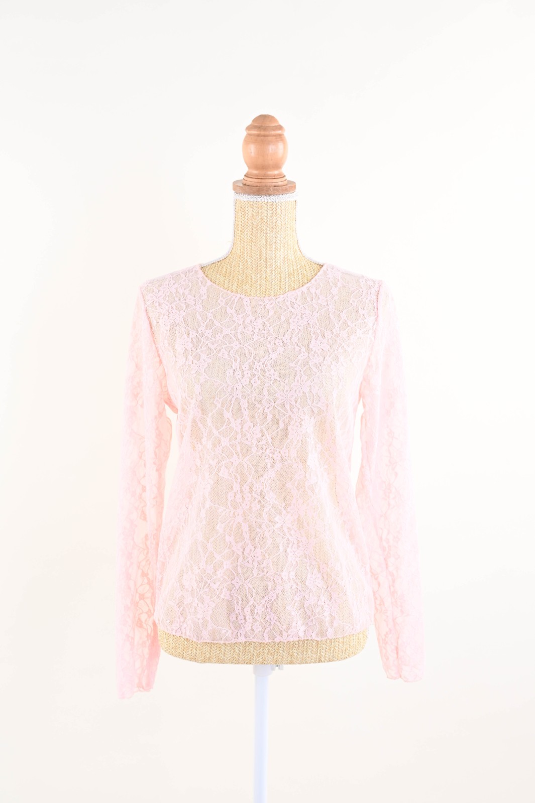 DSC_0052 MAGLIA IN PIZZO LEGGERO - Rosa, TU