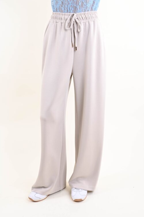 Alternative view of PANTALONI FLUIDI CON COULISSE