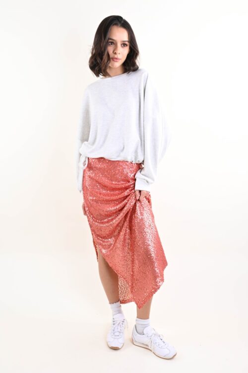 GONNA LUNGA IN PAILLETTES