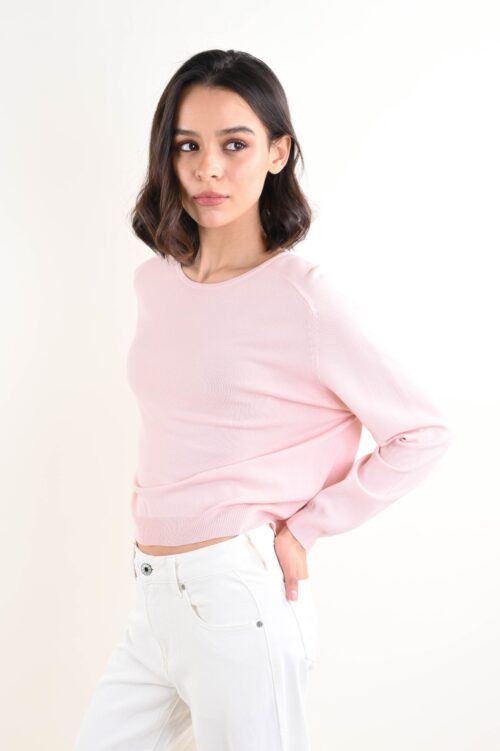 Alternative view of MAGLIA GIROCOLLO CON VESTIBILITÀ REGOLARE