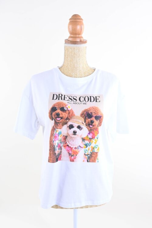 T-SHIRT STAMPA BARBONCINI