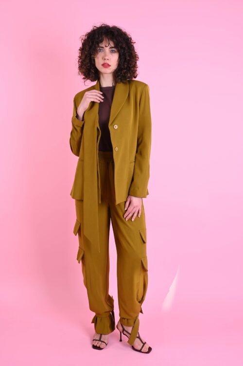 Alternative view of GIACCA CON REVERS SCIALLATO