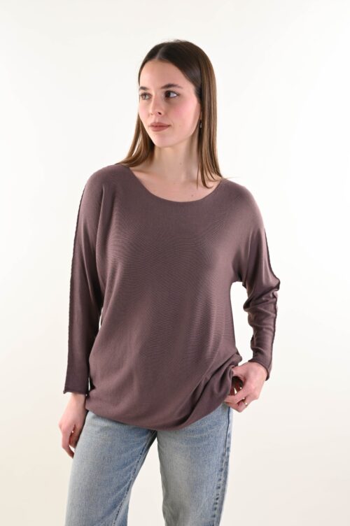 MAGLIA LEGGERA A MANICHE LUNGHE