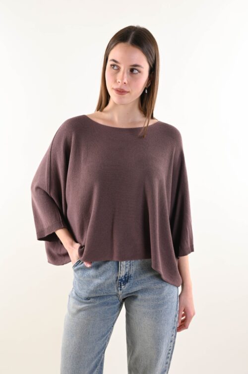 MAGLIA LEGGERA CORTA MANICHE A PIPISTRELLO