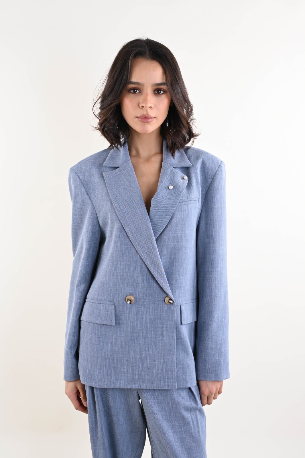 BLAZER DONNA DOPPIOPETTO ELEGANTE - immagine 2