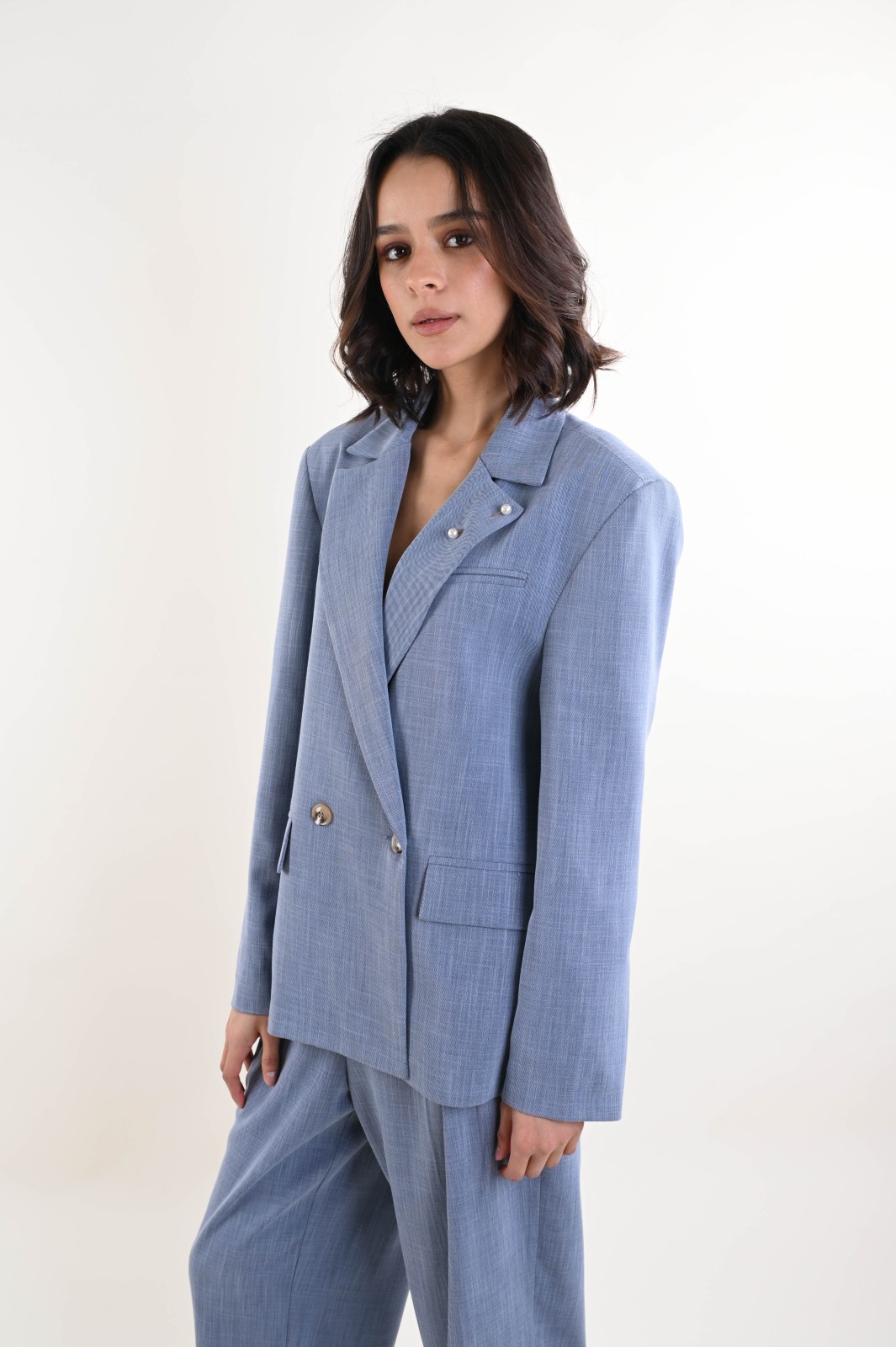 BLAZER DONNA DOPPIOPETTO ELEGANTE - immagine 4