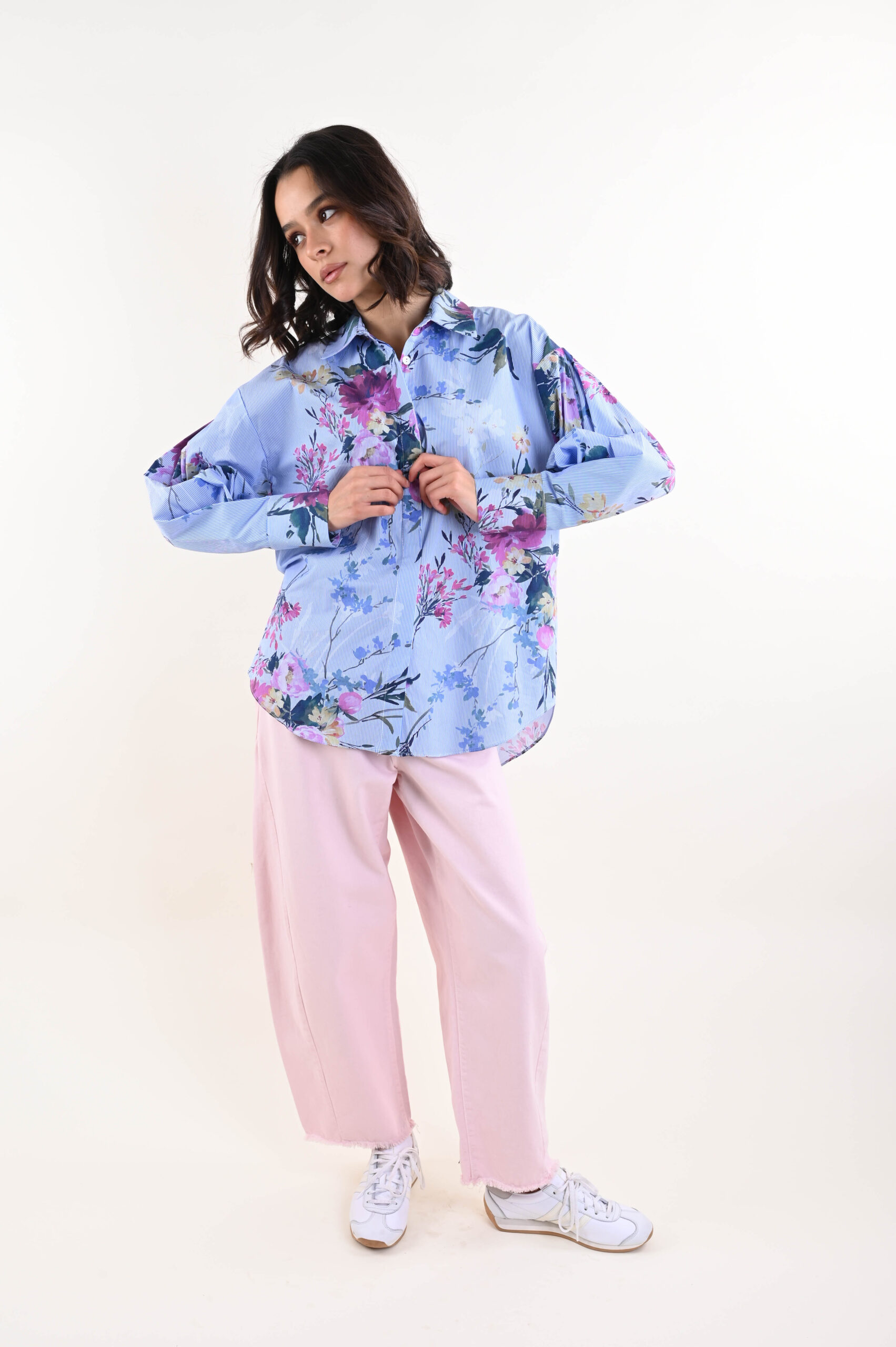 CAMICIA DONNA STAMPA FLOREALE - immagine 6