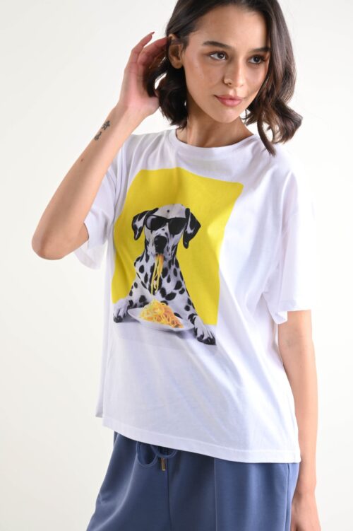 Alternative view of T-SHIRT STAMPA DALMATA