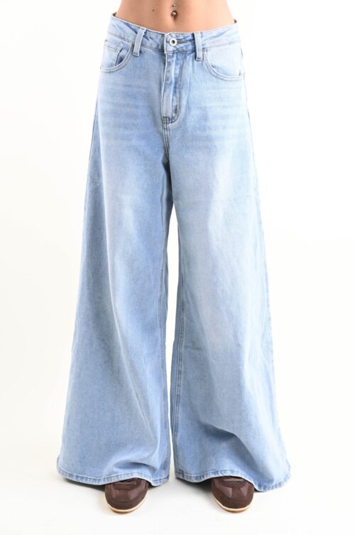 Alternative view of JEANS WIDE-LEG A VITA ALTA
