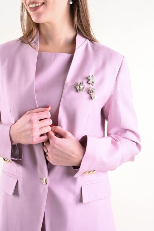 Alternative view of BLAZER ELEGANTE CON DETTAGLIO GIOIELLO