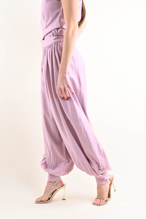 Alternative view of PANTALONI AMPI CON VOLUME E FONDO ARRICCIATO