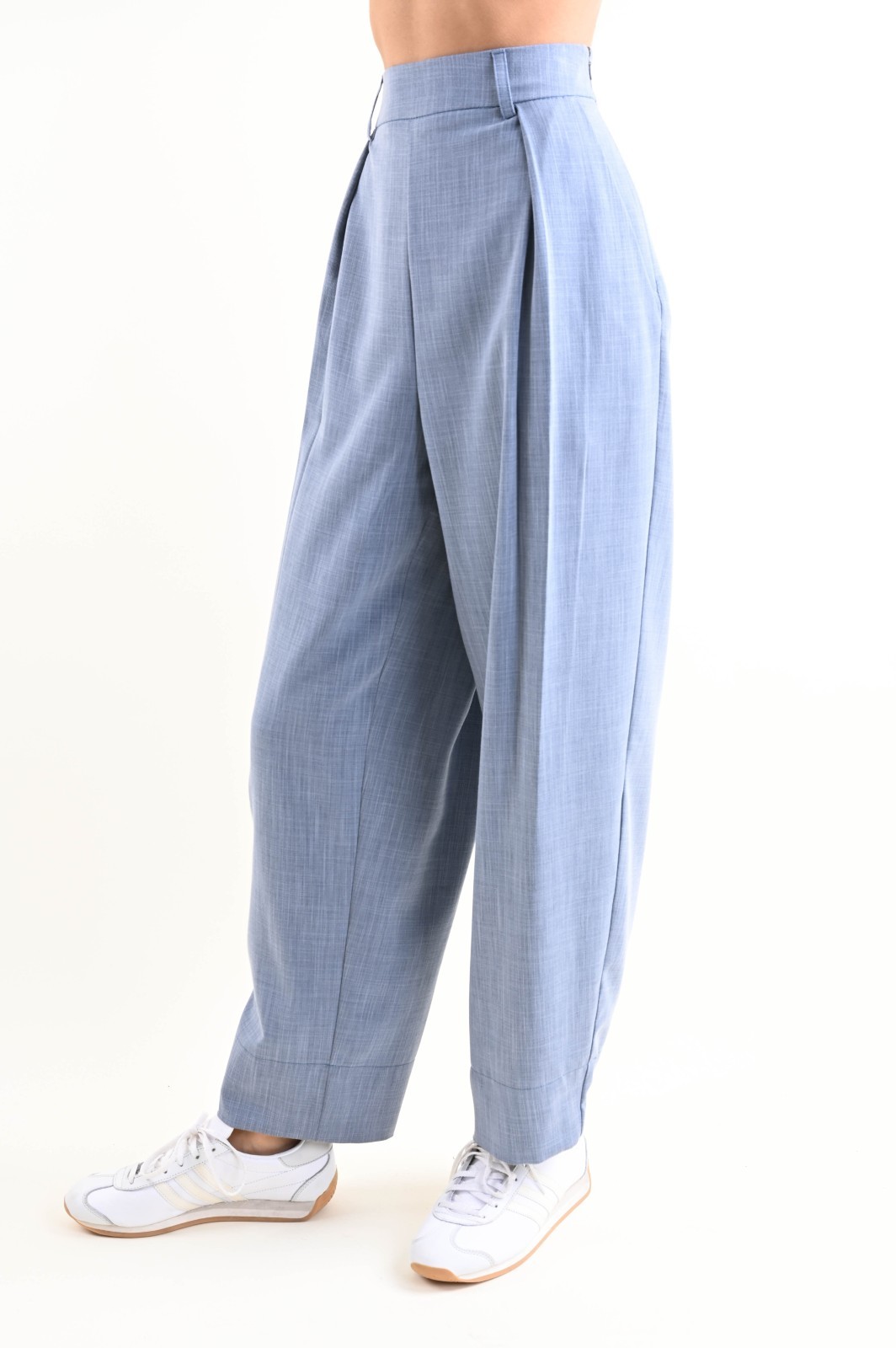 PANTALONI A GAMBA DRITTA CON PINCES - immagine 4