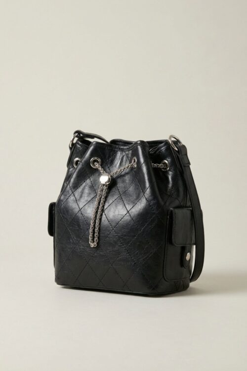 BORSA A SECCHIELLO TRAPUNTATA