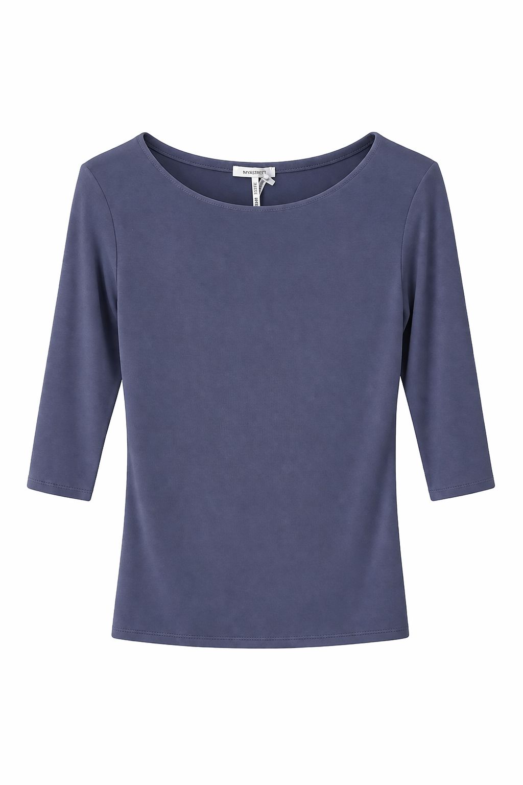 3db985fb-14c4-47d3-bfb5-cacd4955383e MAGLIA BASICA SCOLLO ROTONDO - Azul, TU