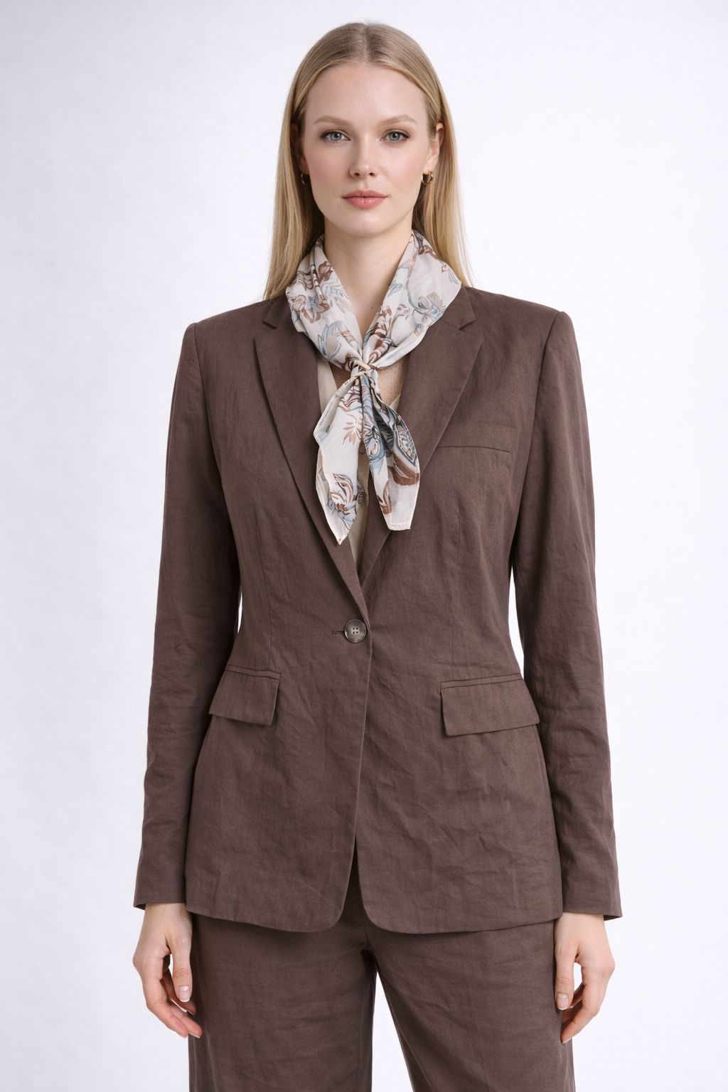 GIACCA CON FOULARD - immagine 2