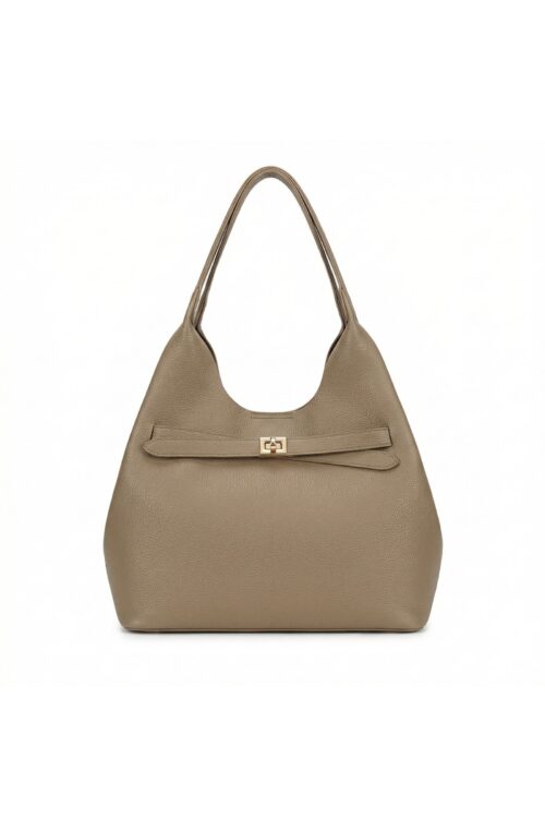 HOBO BAG  EFFETTO MARTELLATO - LARGE