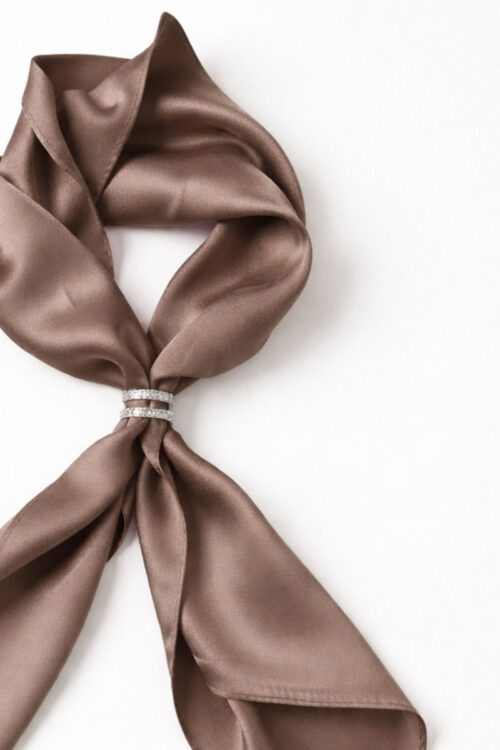 FERMA FOULARD OTTAGONALE CON ZIRCONI