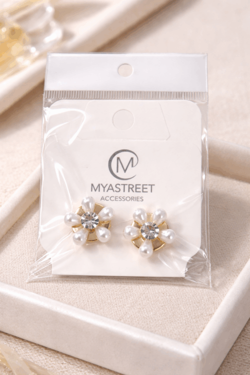 GEMELLI CON PERLE E DIAMANTI PER CAMICIA