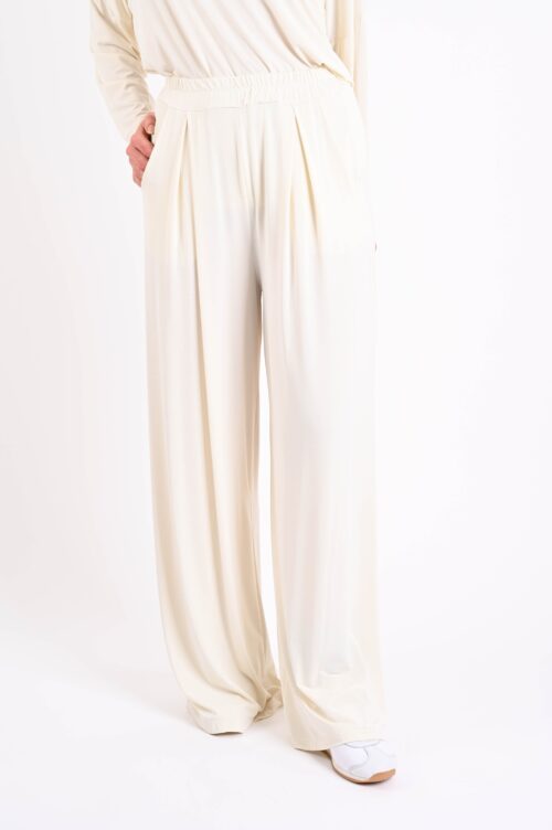 PANTALONI A PALAZZO MORBIDI IN MODAL