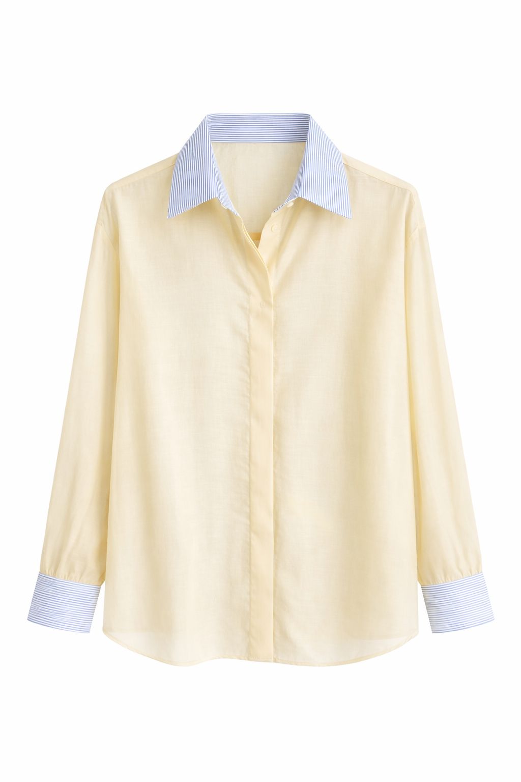 ChatGPT Image 16 feb 2026, 12_07_23 CAMICIA CON COLLETTO E POLSI IN TESSUTO A RIGHE - Βούτυρο, TU