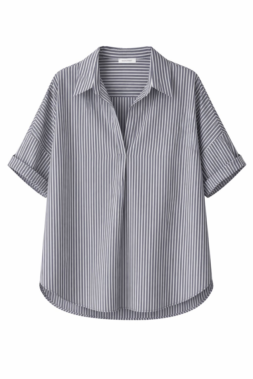 ChatGPT Image 2 mar 2026, 11_57_46 BLUSA A RIGHE CON SCOLLO A V - Μπλε, TU