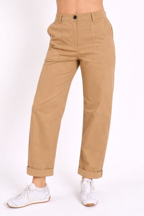 PANTALONI CON FODERA A RIGHE INTERNA