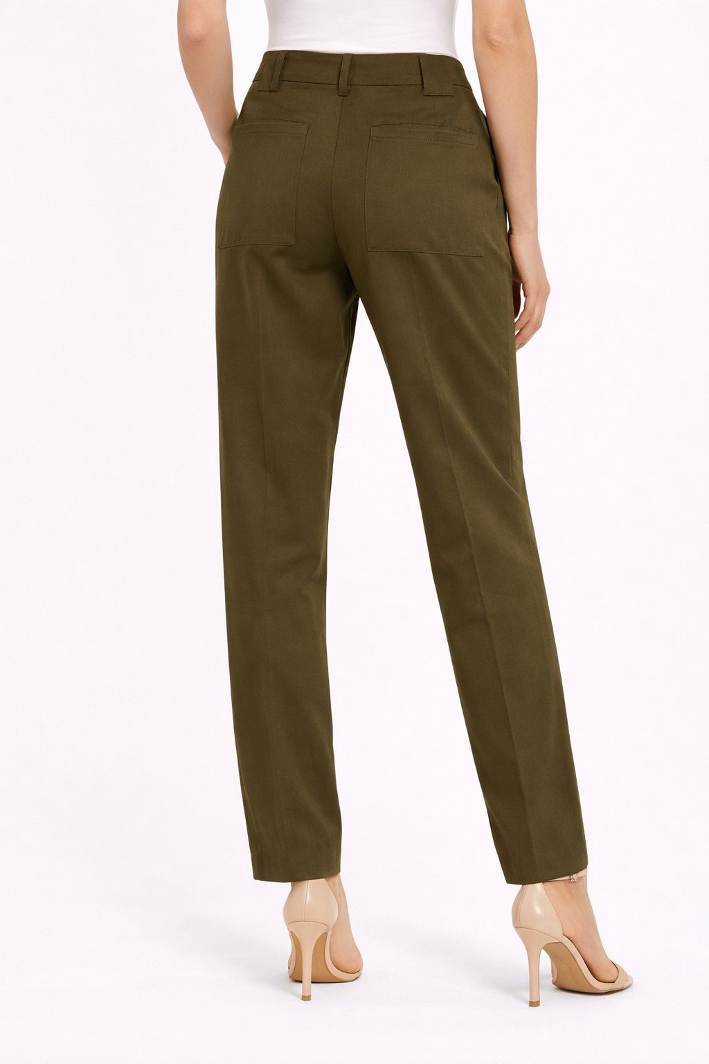 PANTALONI CON FODERA A RIGHE INTERNA - immagine 2