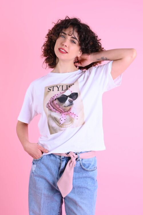 Alternative view of T-SHIRT STAMPA CHIHUAHUA