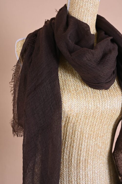 Alternative view of PASHMINA A TINTA UNITA