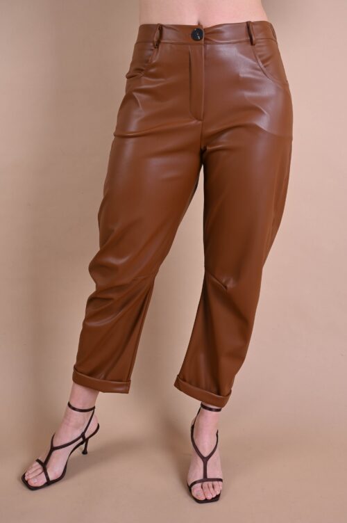 PANTALONI IN ECOPELLE