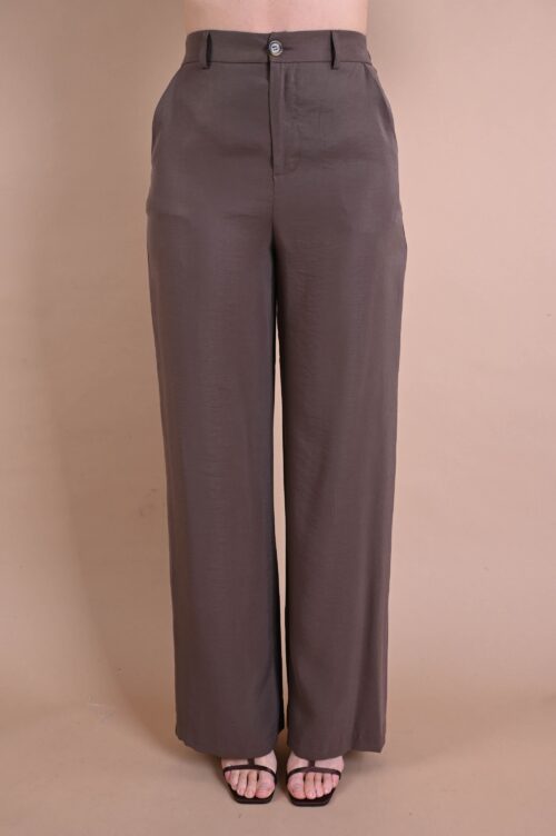 Alternative view of PANTALONI A PALAZZO IN MODAL