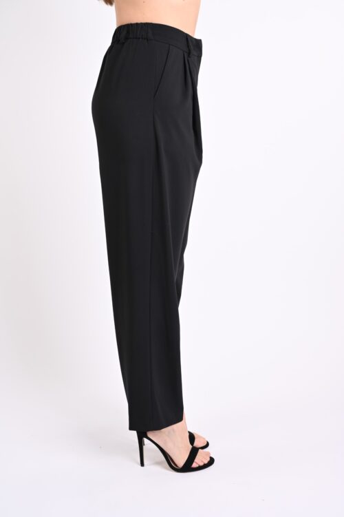 Alternative view of PANTALONI A SIGARETTA CON PINCES CON BOTTONE E ZIP