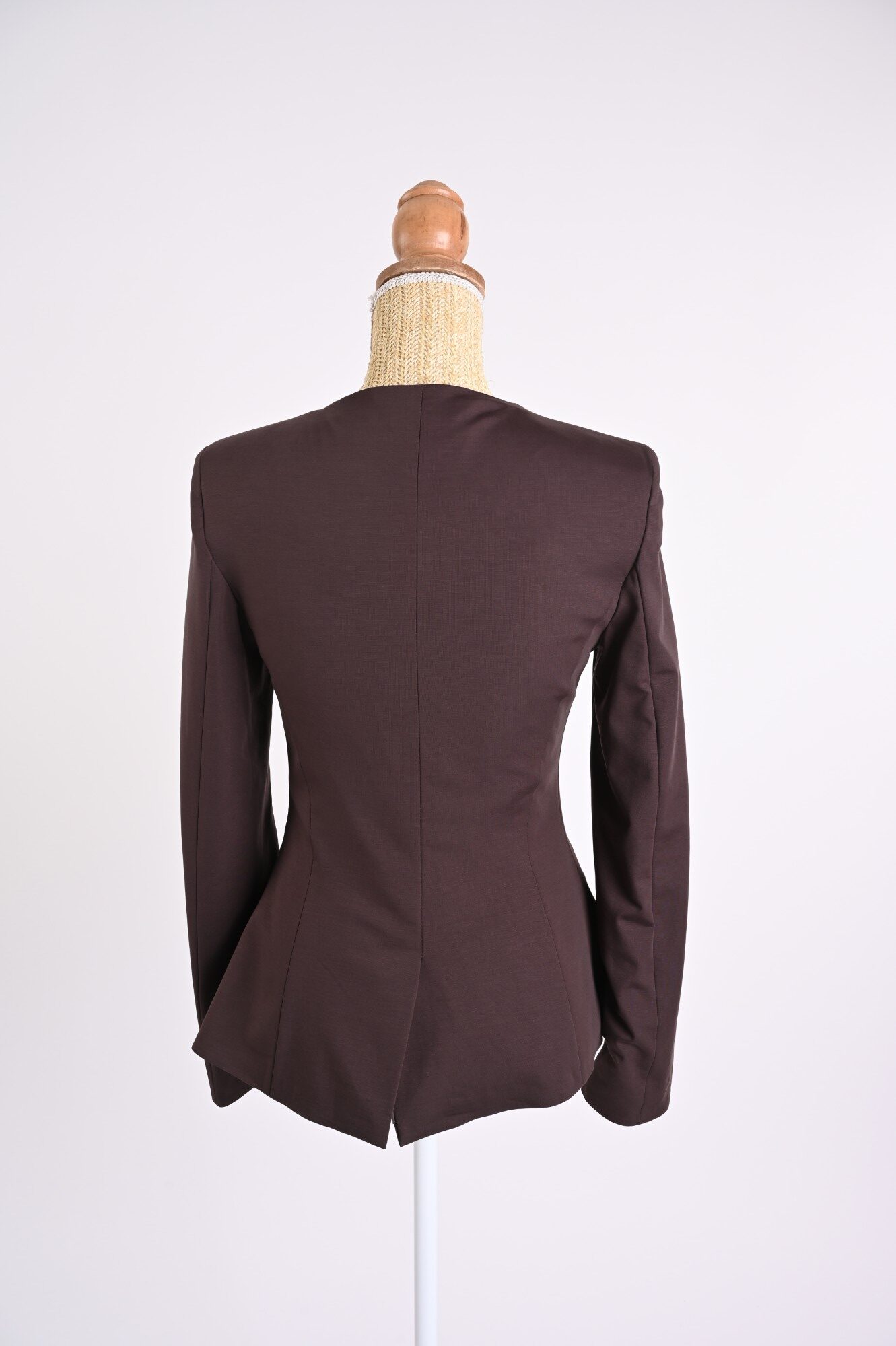 BLAZER CON SCOLLO QUADRATO STRETTO IN VITA - Image 4