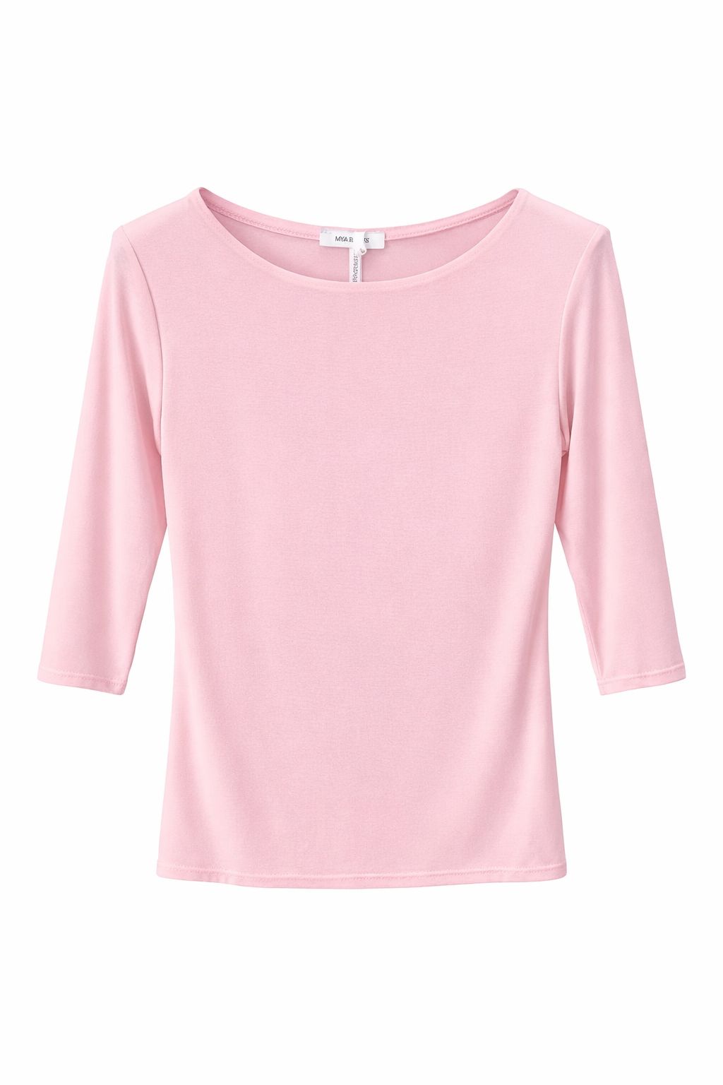 d303db6d-a9d8-461d-8c51-48fc23903bbc MAGLIA BASICA SCOLLO ROTONDO - Rosa, TU