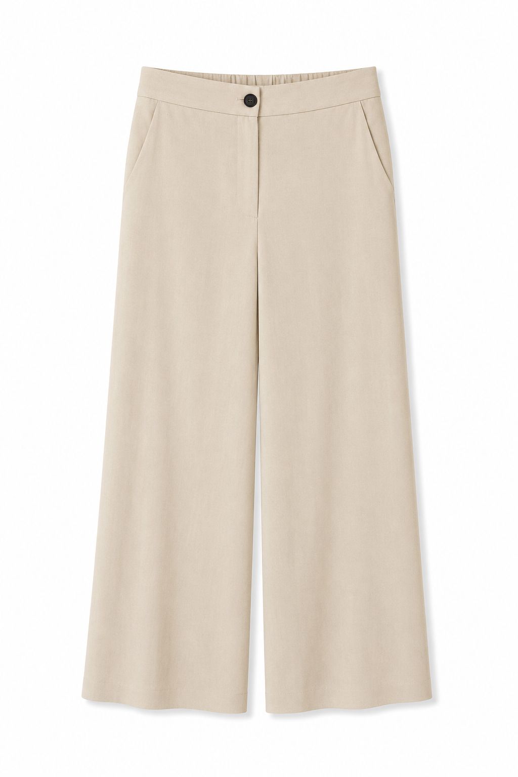 1ee31be8-fd88-4a94-8d22-cffb7f5bed9a PANTALONI A PALAZZO IN MISTO LINO - Beige, S