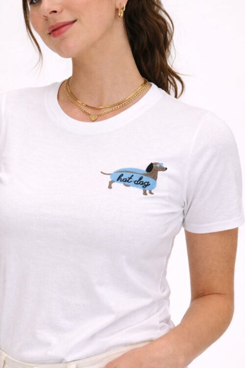 Alternative view of T-SHIRT RICAMO HOT DOG